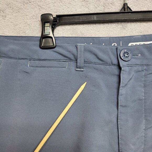 Johnnie-O Shorts Mens 38 Blue Prep-Formance Chino Pocket Stretch Distressed - Picture 4 of 14